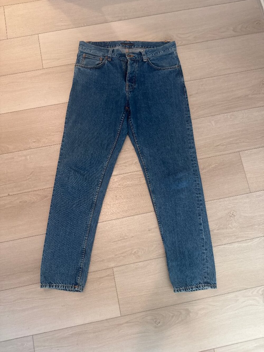 Nudie Jeans Steady Eddie II Friendly Blue 33x32